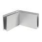 Q-railing EASY GLASS SLIM Top Mount profilio kampas MOD 8011 vidinis kampas, ner. plieno išvaizda (brushed, anodised)