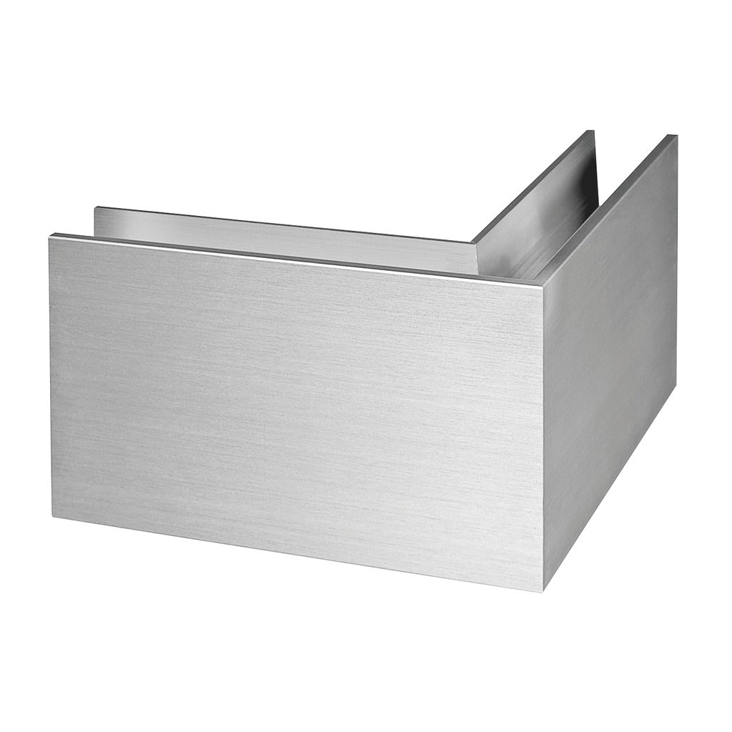 Q-railing EASY GLASS SLIM Top Mount profile corner MOD 8011
