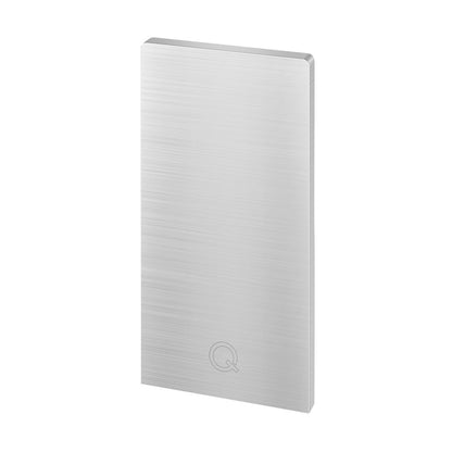 Q-railing EASY GLASS PRO Top Mount profilio aklė MOD 8112 tinka kairei ir dešinei pusėms, aliuminis, be paviršiaus apdirbimo
