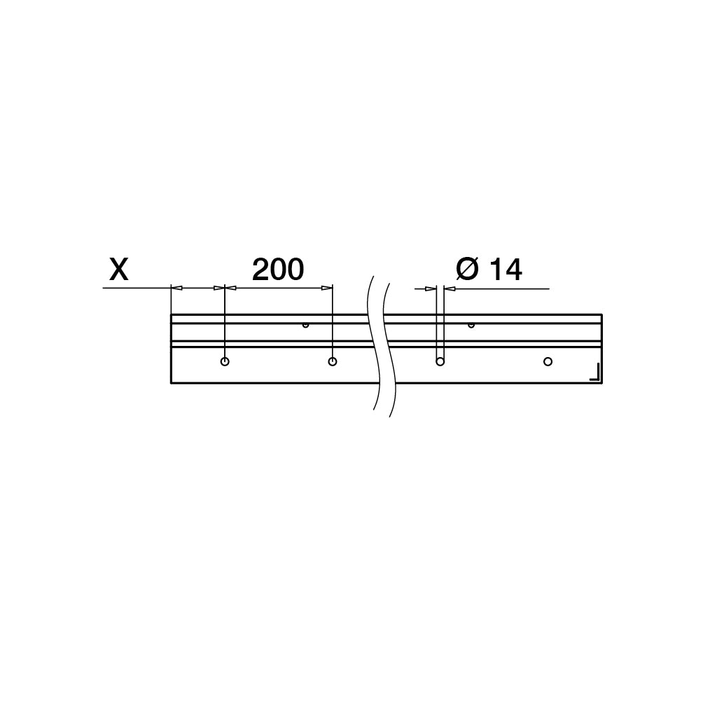 Q-railing EASY GLASS PRO F Top Mount profilis MOD 8120