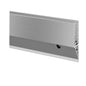 Q-railing EASY GLASS PRO Y Fascia Mount profilis MOD 8140 ilgis: 5000 mm, su skylėmis, aliuminis, be paviršiaus apdirbimo