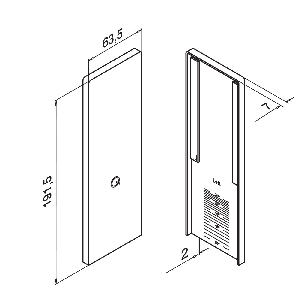 Q-railing EASY GLASS SMART Top Mount Profilio aklė laiptams MOD 8213 aliuminis, pav. be apdirbimo