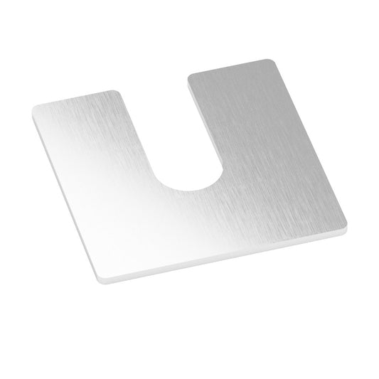 Q-railing EASY GLASS SMART ir PRO Top Mount tarpinės MOD 8216 storis: 1 mm, aliuminis, pav. be apdirbimo