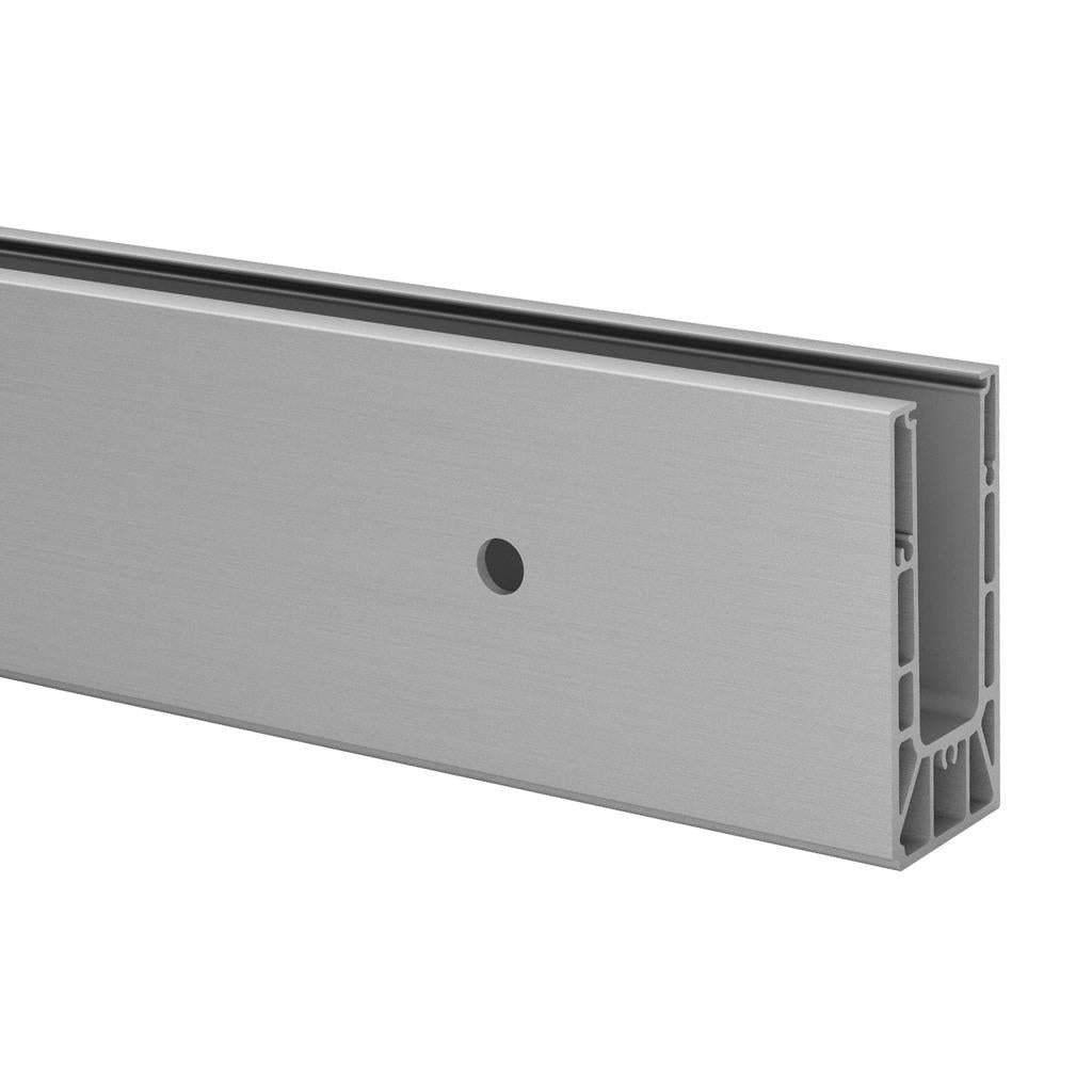 Aluminum profile for glass Q-railing EASY GLASS SMART Fascia Mount MOD 8230