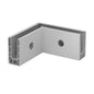 Q-railing EASY GLASS SMART Fascia Profilio kampas MOD 8231 vidinis kampas, anod. aliuminis, ner. plieno išvaizda (brushed, anodised)
