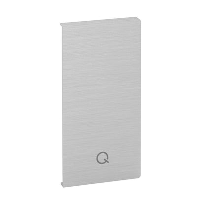 Q-railing EASY GLASS SMART Fascia Profilio aklė MOD 8232 kairė pusė, aliuminis, be paviršiaus apdirbimo