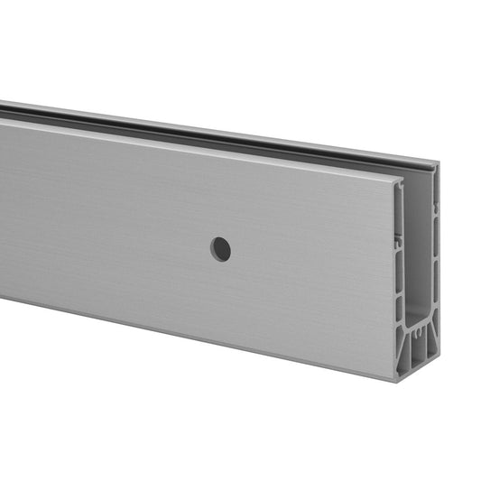 Aliuminio profilis stiklui Q-railing EASY GLASS SMART ECO Fascia Mount MOD 8280