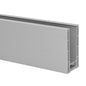 Q-railing EASY GLASS PRIME Top Mount Profilis MOD 8410 ilgis: 5000 mm, be skylių, anod. aliuminis, ner. plieno išvaizda (brushed, anodised)