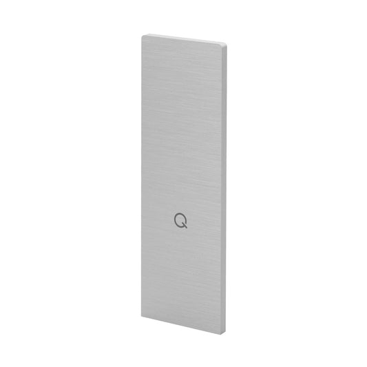 Q-railing EASY GLASS PRIME Top Mount Profilio aklė laiptams MOD 8413 kairė ir dešinė pusės, aliuminis, be paviršiaus apdirbimo