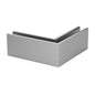 Q-railing EASY GLASS PRIME F Top Mount Profilio kampas MOD 8421 išorinis kampas, anod. aliuminis, ner. plieno išvaizda (brushed, anodised)