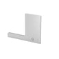 Q-railing EASY GLASS PRIME F Top Mount Profilio aklė MOD 8422 kairė pusė, aliuminis, be paviršiaus apdirbimo