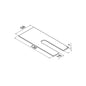 Q-railing EASY GLASS PRIME Fascia tarpinės MOD 8436 1 mm
