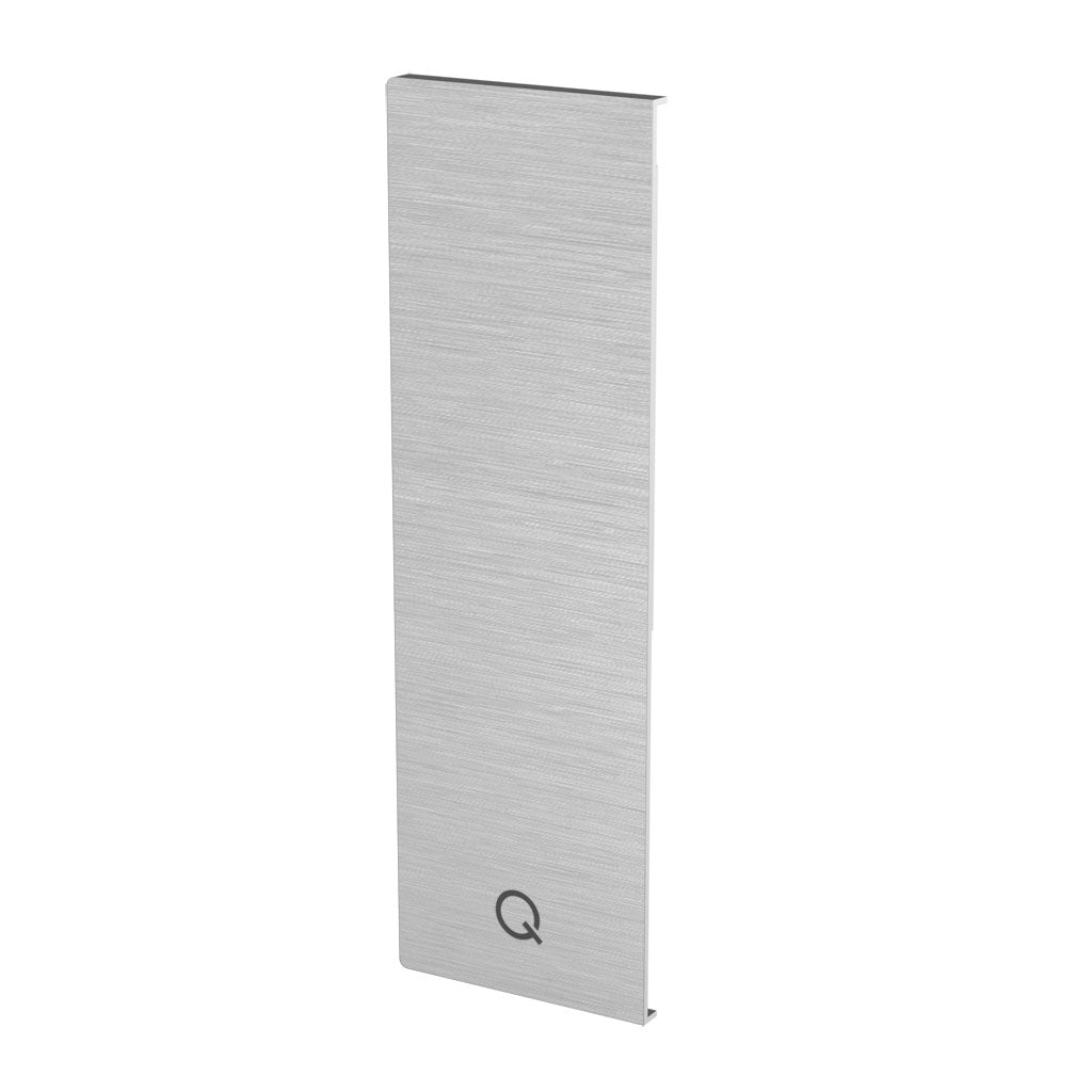 Q-railing EASY GLASS PRIME Y Fascia Profilio su dangteliu aklė MOD 8442 dešinė pusė, aliuminis, be paviršiaus apdirbimo