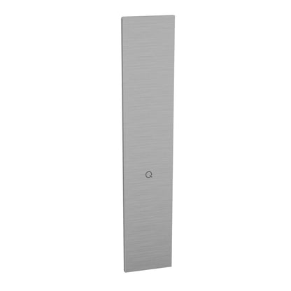 Q-railing EASY GLASS PRIME Y Fascia Profilio aklė laiptams MOD 8443 dešinė pusė, anod. aliuminis, ner. plieno išvaizda (brushed, anodised)