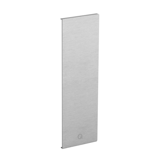 Q-railing EASY GLASS MAX Y Fascia Mount profilio aklė MOD 8542 kairė pusė, ner. plieno išvaizda (brushed, anodised)