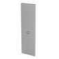 Q-railing EASY GLASS STRONG Fascia Mount profilio aklė MOD 8632 laiptams, profiliui su dangteliu, kairė pusė, ner. plieno išvaizda (brushed, anodised)