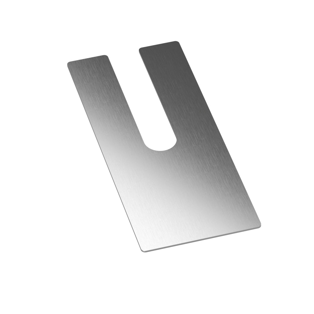 Q-railing EASY GLASS STRONG Fascia Mount profilio tarpinės MOD 8636 (shoe shims) storis: 2 mm