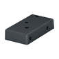 Q-railing Easy Alu turėklo stovo tvirtinimo pagrindas MOD 9026 kairė, aliuminis, juoda RAL 7016