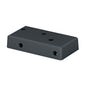 Q-railing Easy Alu turėklo stovo tvirtinimo pagrindas MOD 9026 dešinė, aliuminis, juoda RAL 7016