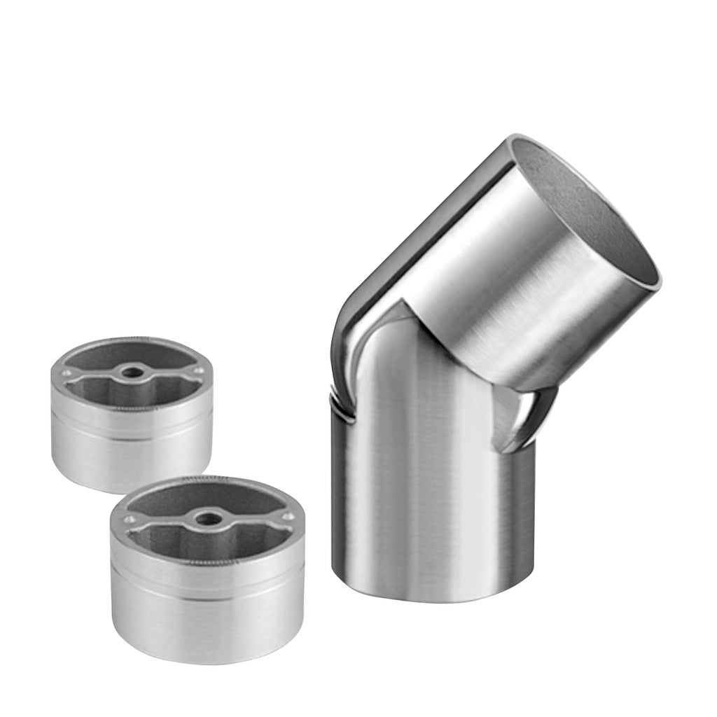 Q-railing reguliuojamas kampas 0–70° medžiui Ø42 mm MOD 0313