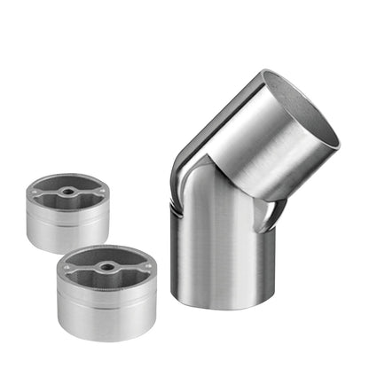 Q-railing reguliuojamas kampas 0–70° medžiui Ø42 mm MOD 0313