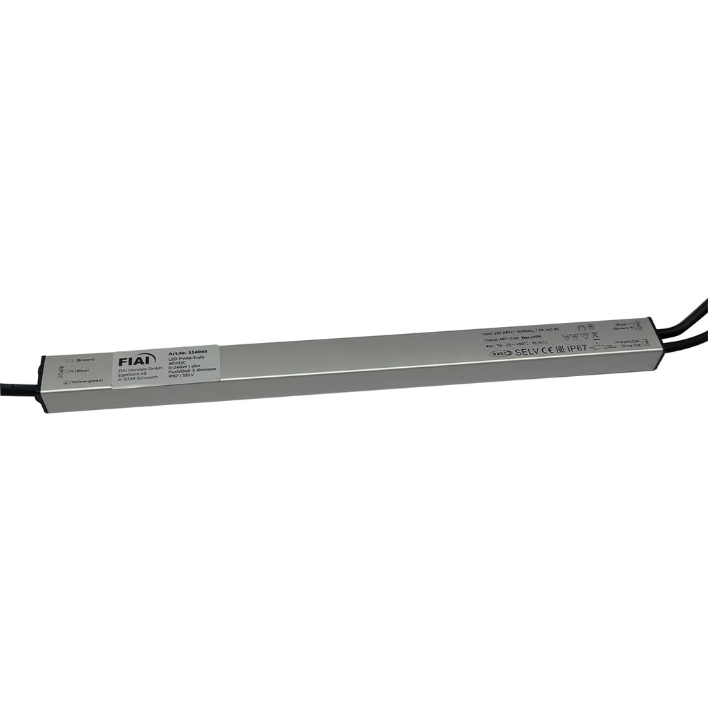 Q-railing transformatorius LED juostai 24V 100W IP67, 100W, DALI, dimeriuojamas