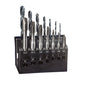 Q-railing grąžtų ir sriegiklių rinkinys M3-M12 MOD 1025