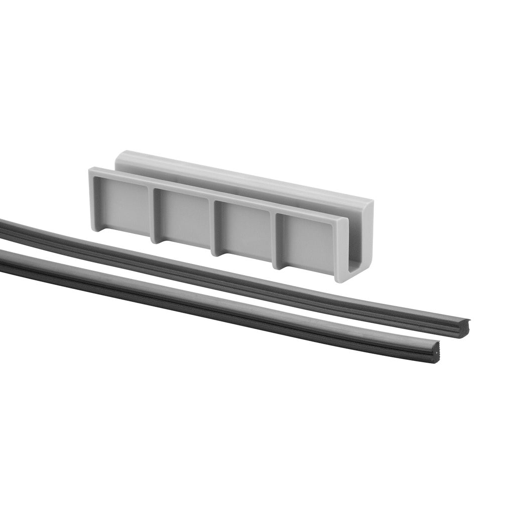 Q-railing EASY GLASS HYBRID nereguliuojamos tarpinės MOD 6910 stiklas: 10 - 11.52 mm