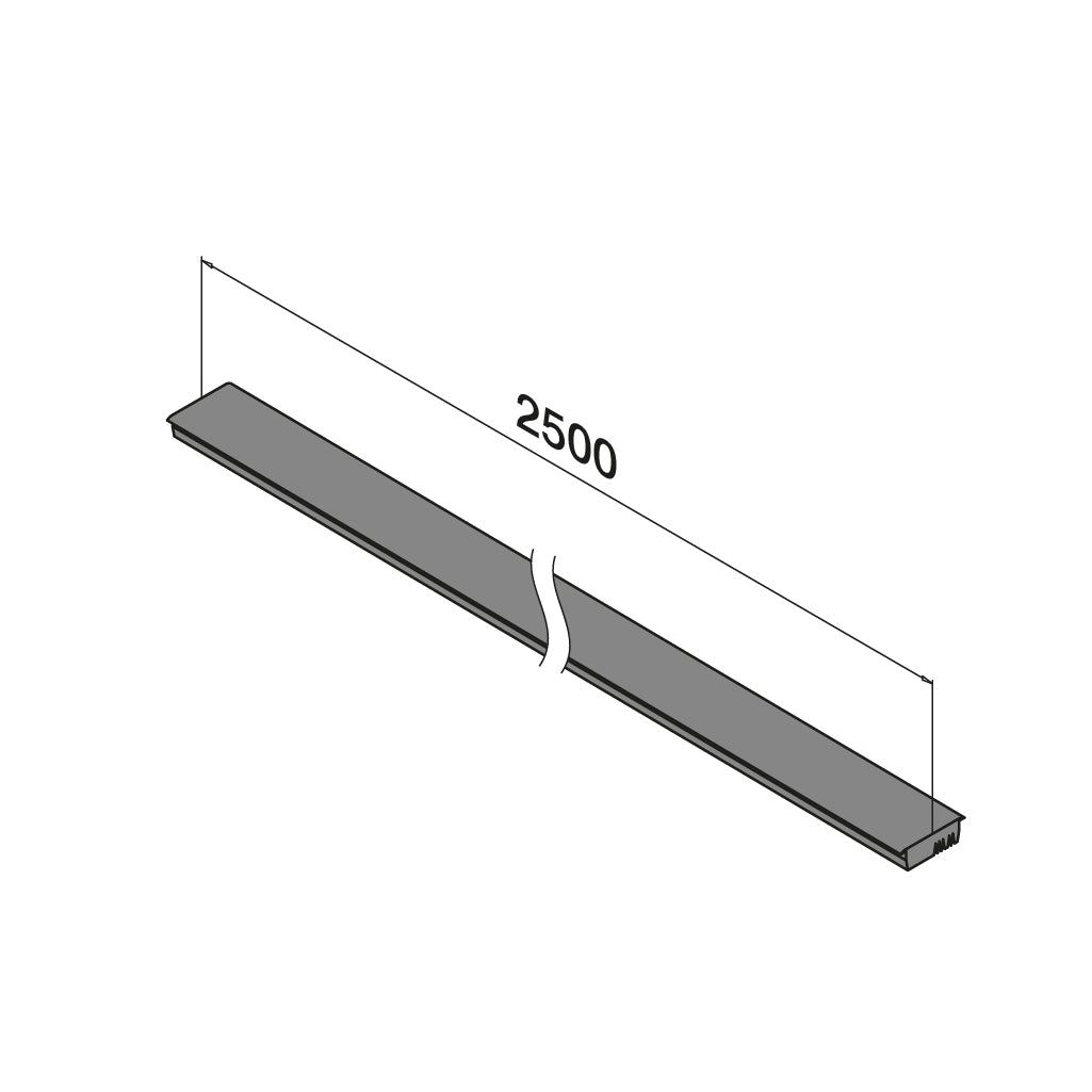 Q-railing EASY GLASS PRO/SLIM tarpinė MOD 8105