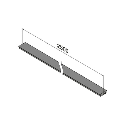 Q-railing EASY GLASS PRO/SLIM tarpinė MOD 8105