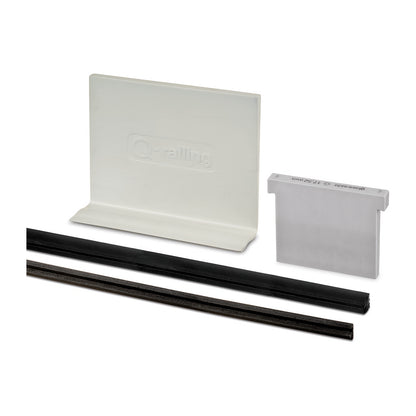 Q-railing EASY GLASS MAX tarpinių komplektas MOD 8500 24.76 mm, ilgis: 25m