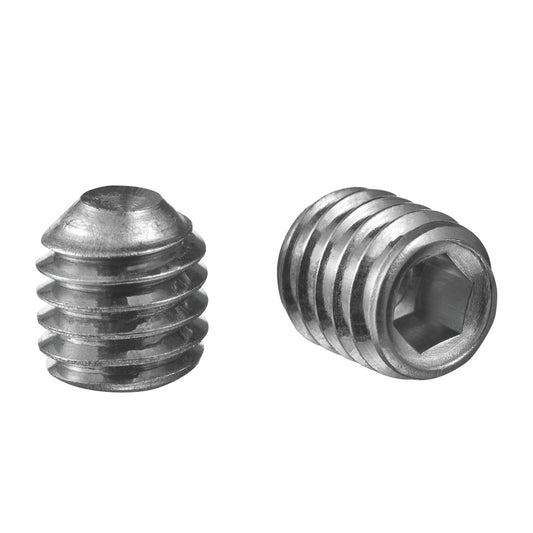 Q-railing fiksavimo varžtas su vidiniu šešiakampiu plokščias Real-Loc MOD 0400 A2-70, M5 x 5 mm, QS-91