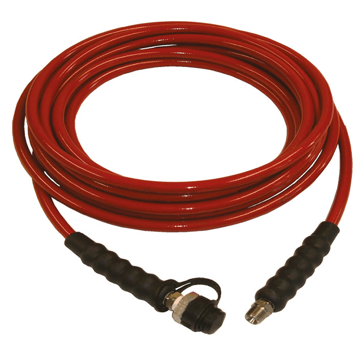 Hi-Force HC0.5R 0.5m high pressure hydraulic hose red