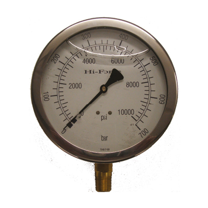 Hi-Force HG2G 150mm dial pressure gauge for hydraulics