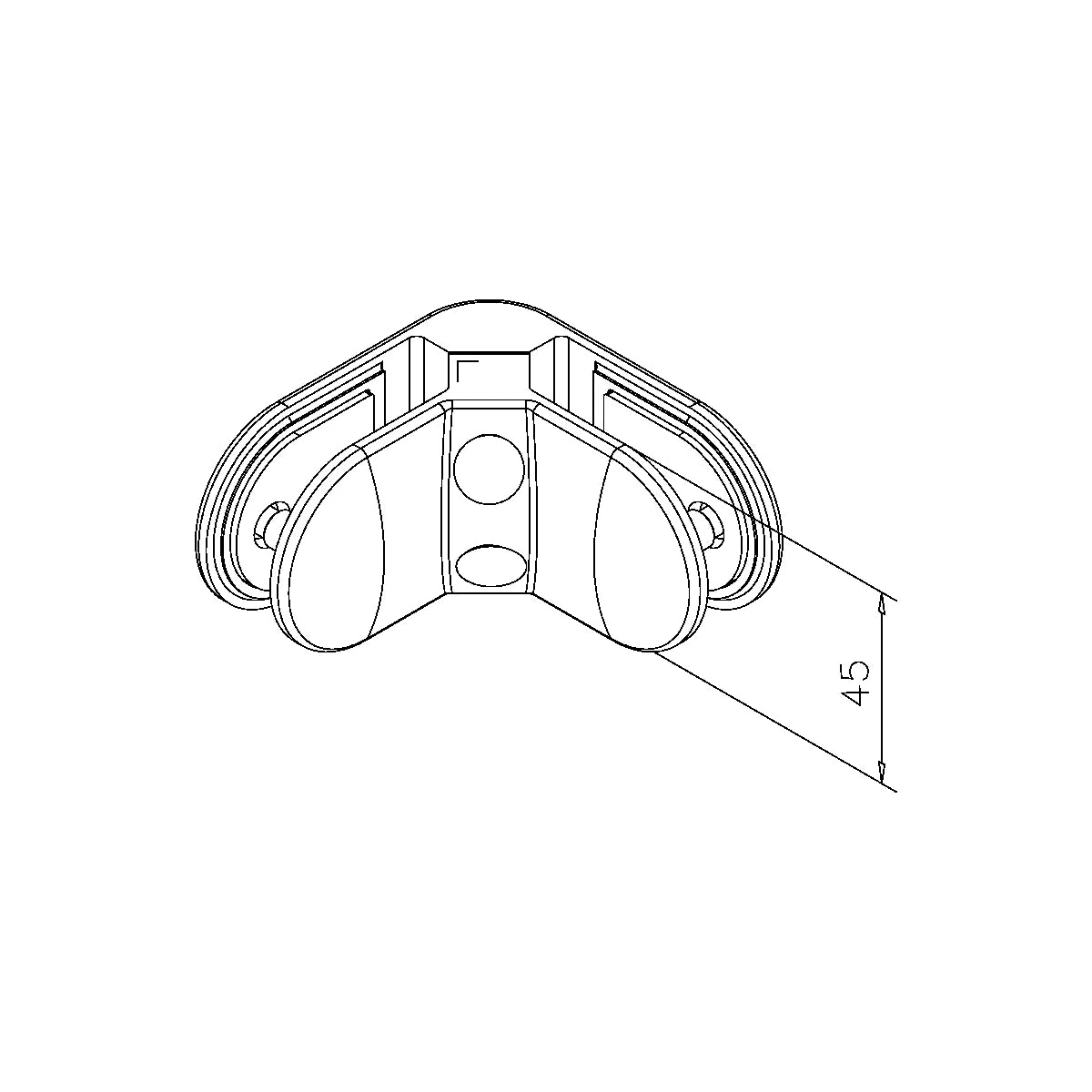 G-fittings Glass connector Emanuelle
