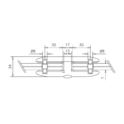 G-fittings Glass connector Emanuelle