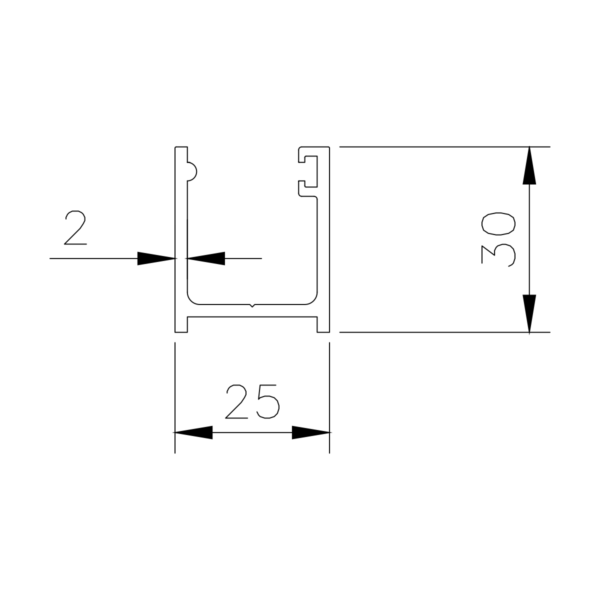 durų profiliai