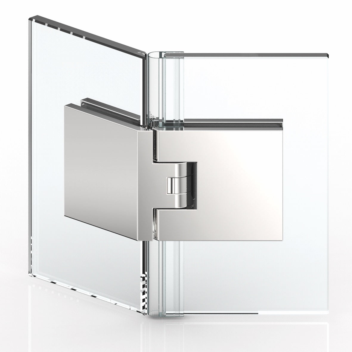 Pauli + Sohn hinges glass - glass 135°, FLAMEA+ 8131