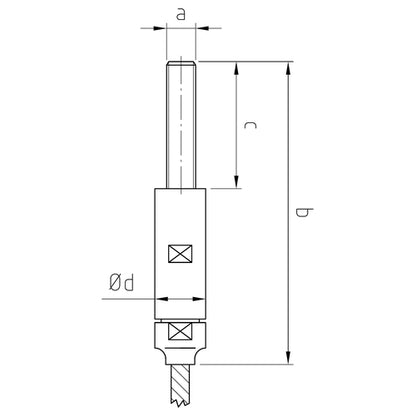 Carl Stahl I-SYS stainless steel Carl Stahl External thread, swageless, Right thread M6x60