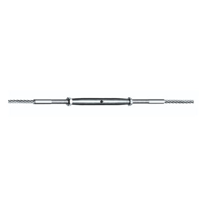 Carl Stahl I-SYS stainless steel Carl Stahl Turnbuckle threads, F30, hammered, RH thread M5