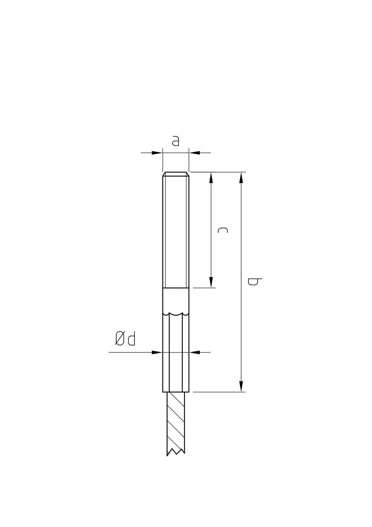 Carl Stahl I-SYS stainless steel Carl Stahl External thread, swaged, RH thread M5x30