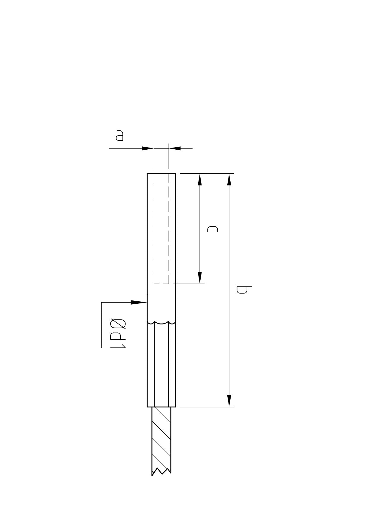 Carl Stahl Internal thread, swaged, RH thread M4x15 860