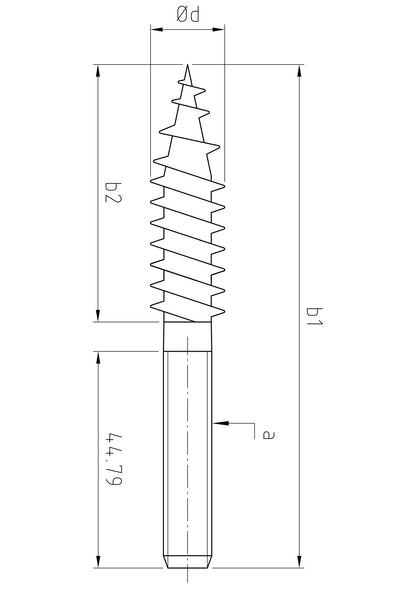 Carl Stahl Dual thread screw 878/877