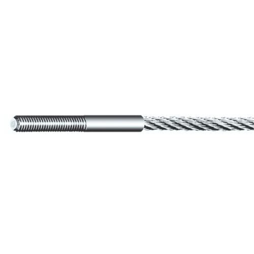 Carl Stahl I-SYS stainless steel Carl Stahl External thread F30 hammered, RH thread M4x20