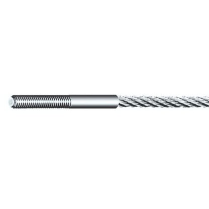 Carl Stahl I-SYS stainless steel Carl Stahl External thread F30 hammered, RH thread M4x20