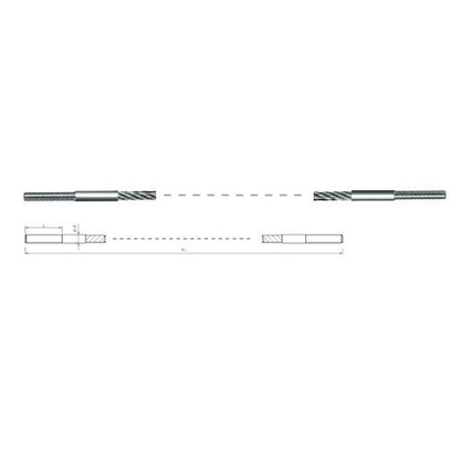 Carl Stahl I-SYS Stainless steel wire rope assembly IK120