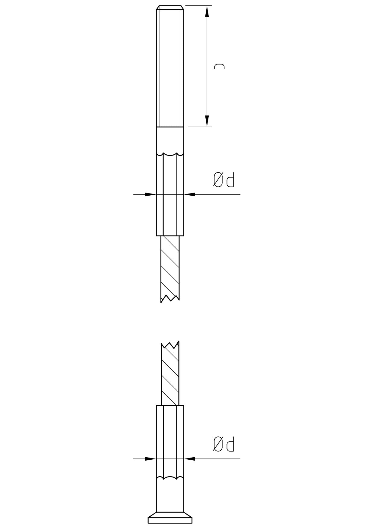 Carl Stahl I-SYS Stainless steel end stops IK160