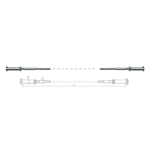 Carl Stahl I-SYS Stainless steel end stops IK170
