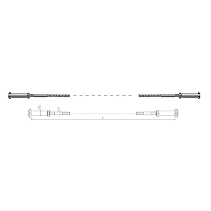 Carl Stahl I-SYS Stainless steel end stops IK170