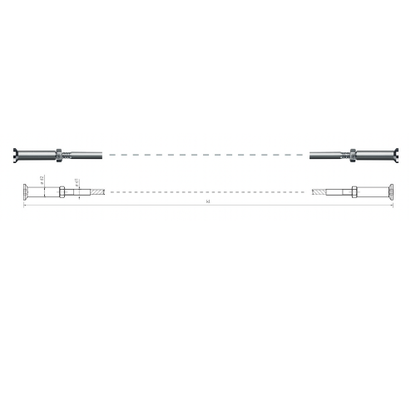Carl Stahl I-SYS Stainless steel end stops IK180